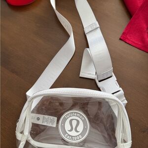 Lululemon Clear Crossbody Bag - White